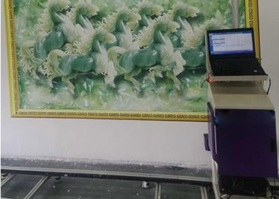 Impressora a jato de tinta automática da parede de CMYK 30sqm/H 720DPL