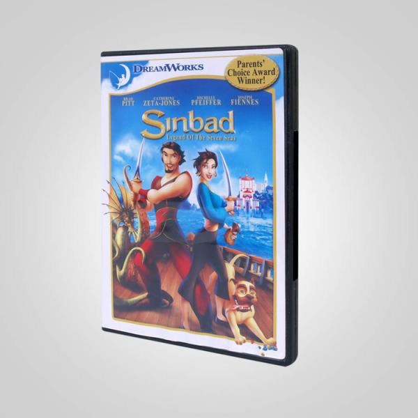Sinbad - Legend of the Seven Seas disney dvd movie children carton dvd with slipcover case