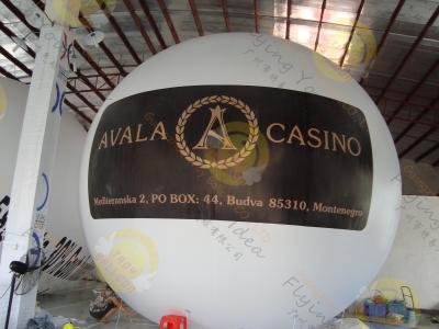 Big PVC Helium Inflatable Advertising Balloon Customized For Decoration