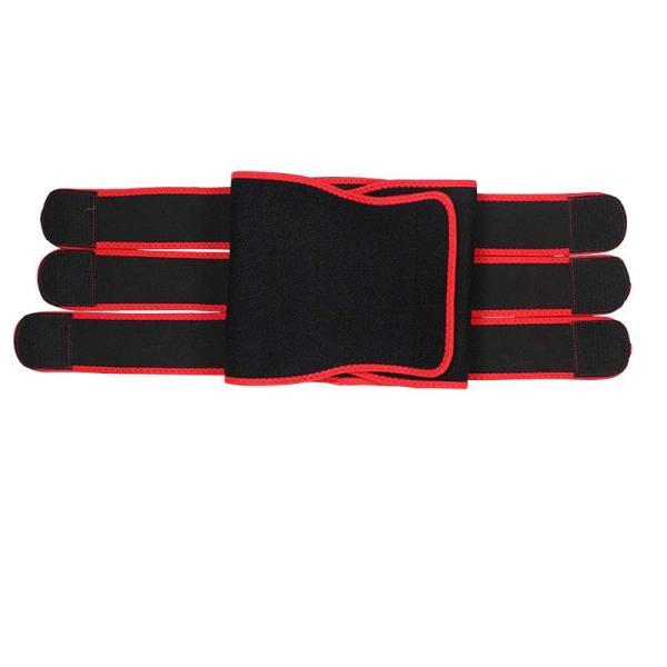 Тренер талии латекса свободный с поясом красного живота 3 ремней более тонким