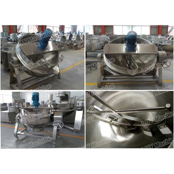 Calefacción de gas o cocina vestida del vapor, calderas de cocinar industriales eléctricas