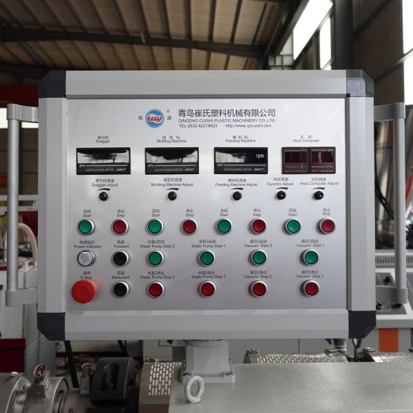 PVC Prestressed Helical Pipe Making Machine Single Screw Plastic Extrusion Production Line