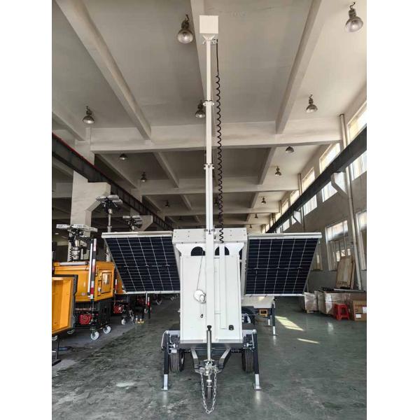 Мобильный трейлер с солнечной системой видеонаблюдения для коммерческих зданий