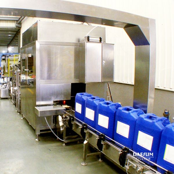 5-40L PLC Controlled Plastic Barrel Jerrycan Small Hole Automatic Liquid Machine Chemical Cleaning Honey Oil Gear Motor Bottle
