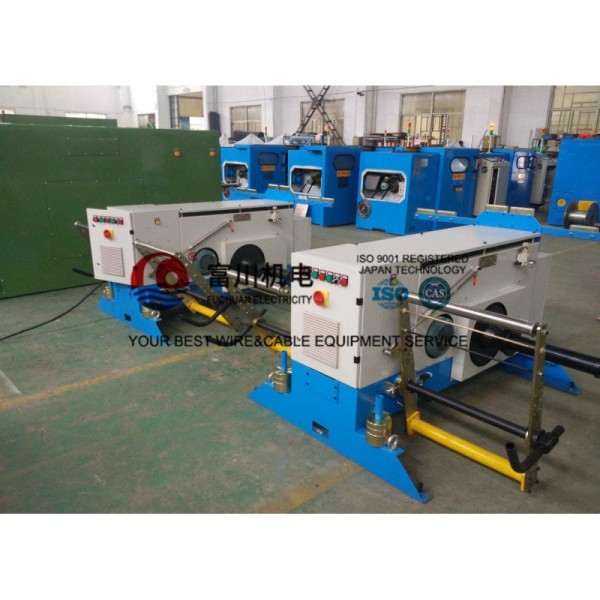 630 Active Pay Off Double Twist Bunching Machine Double Wire Twisting Pneumatic Tension