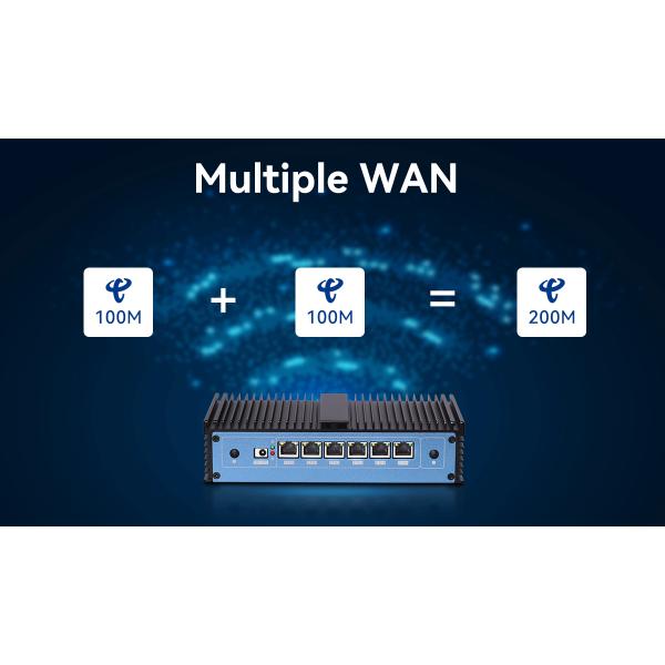 6 Intel i211 Ethernet Firewall Mini PC с процессорами Intel Pentium и Core Series
