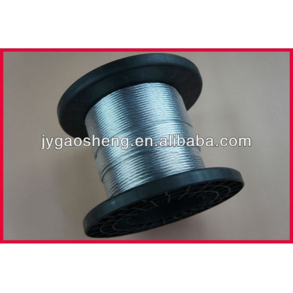 6mm Ground Wire Galvanized Steel Wire Cable with Good Price