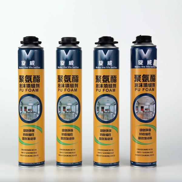GP Polyurethane PU Foam Construction Adhesive Sealant White Color Strong Viscosity
