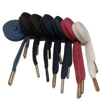 Cordon à capuche 100% polyester 1 cm avec boutons métalliques