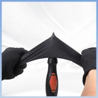 Les gants synthétiques confortables légers de nitriles huilent résistant