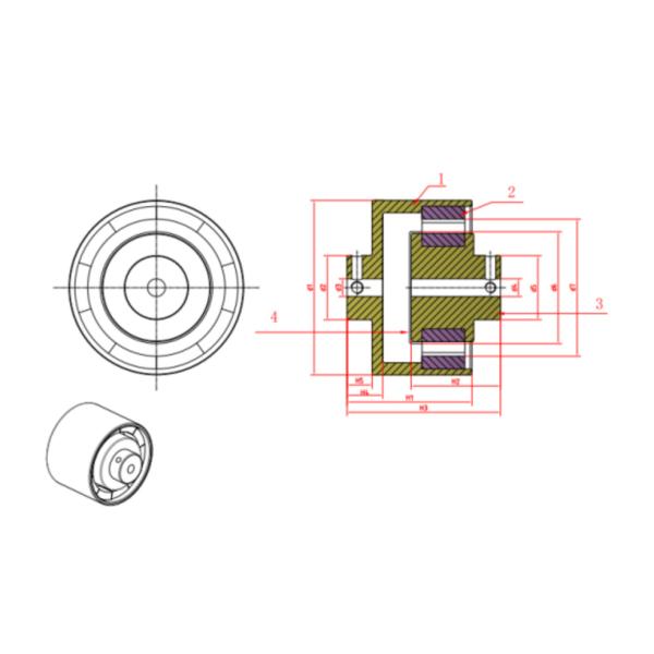 Ротор пластиковых поляков Overmolded 8 магнитный