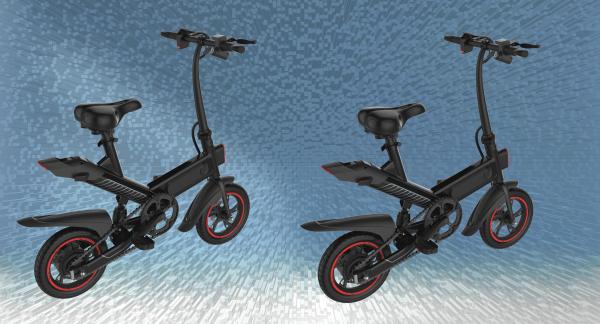 Mini Adult Fold Up Electric Bike , Economical Lightweight Electric Powered Bicycles