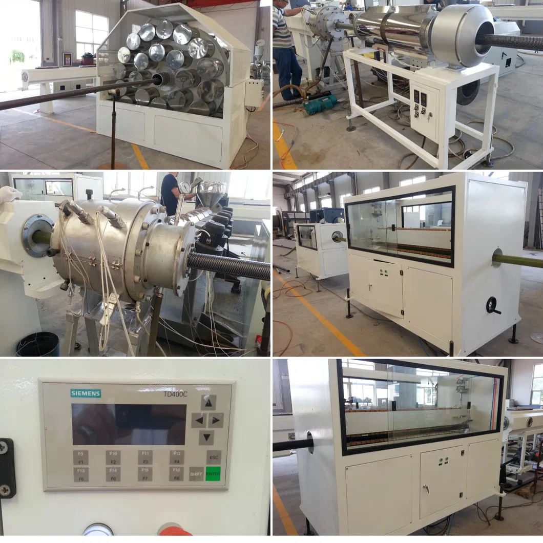 ISO9001:2008 Certified PERT-50/200MM Pre-Insulated Pipe Production Line with One-Step Continuous Foaming Process