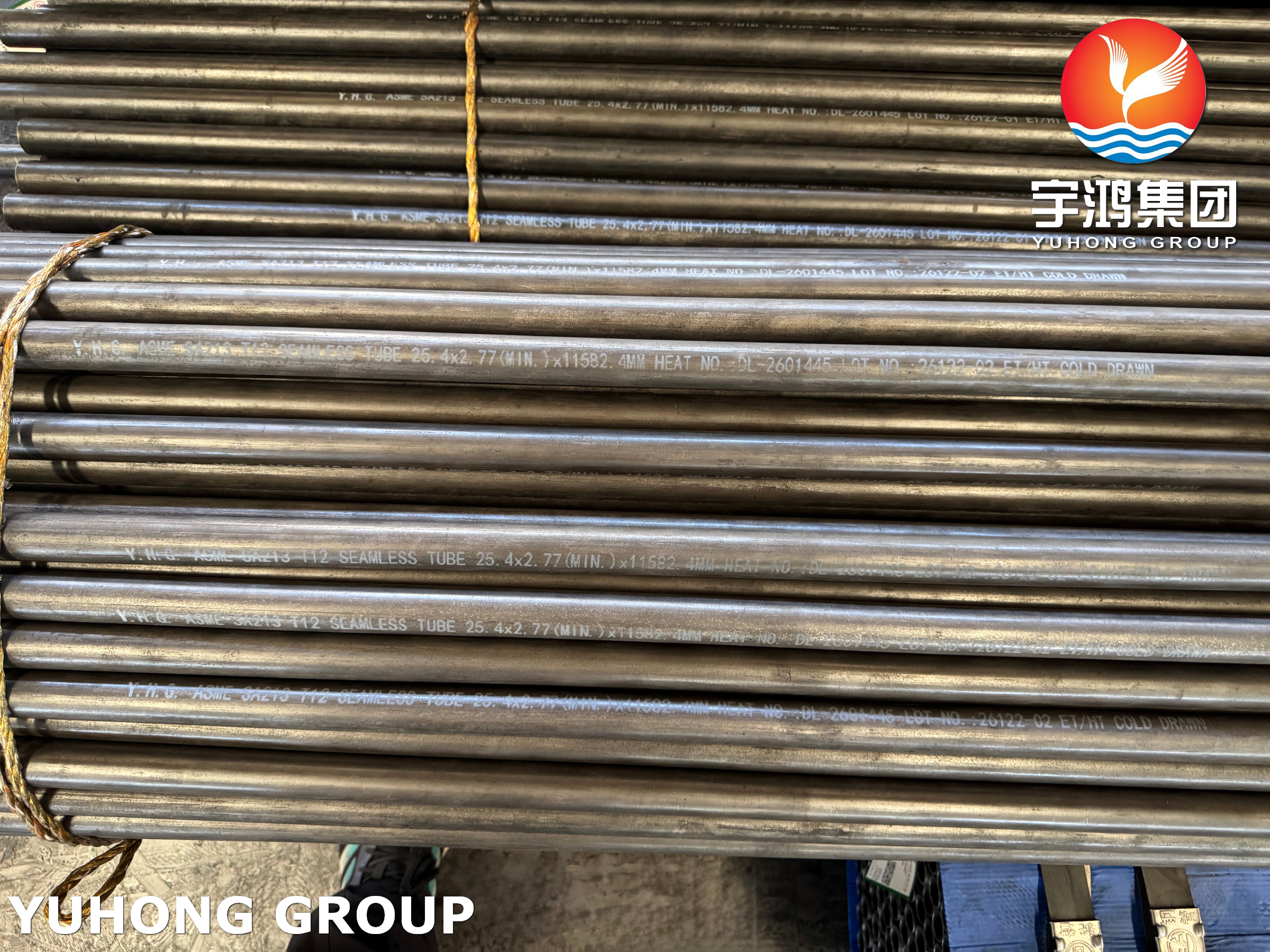 ASTM A213 / ASME SA213 Grade T12 Seamless Alloy Steel Tube 13CrMo44 Boiler Tube