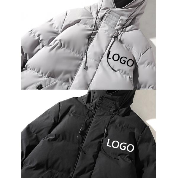 Мужчины на открытом воздухе зимнее пальто куртки толстые хлопчатобумажные пальто с карманами