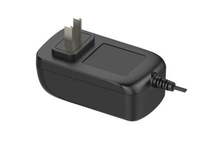 adaptador 3000ma da parede da montagem 12v da parede do preto de 3A 36W com Pin da tomada 2 da NC