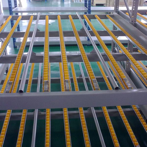Automation Equipment Carton Flow Rack , Warehouse Storage Gravity Flow Rack