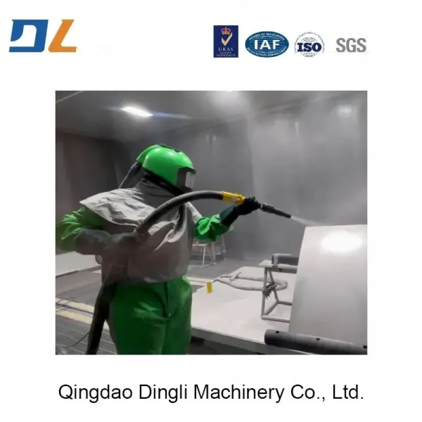 DIY Sandblasting Booth Industrial Size Blast Booth with Sand Blasting Pot