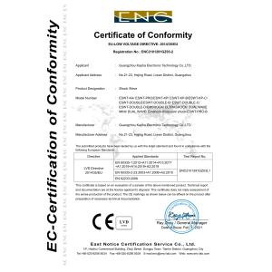 Guangzhou Kapha Electronic Technology Co., Ltd. Сертификации