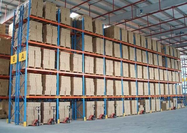Large Capacity Heavy Duty Pallet Racks Customized Size For Cold Storage Application