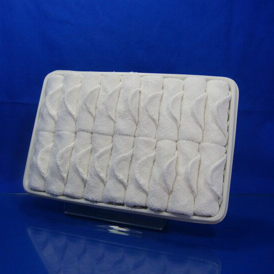 Полотенце белой авиакомпании 100% хлопок устранимое горячее