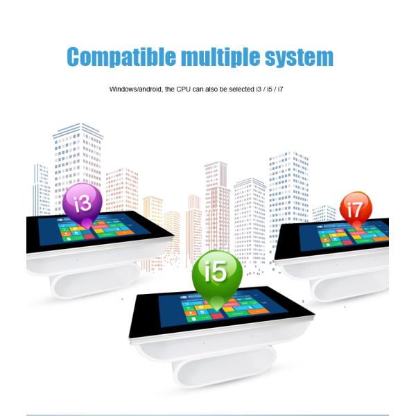 Multi quadro de alumínio compatível do suporte 4GB RAM da tabela do tela táctil para o restaurante