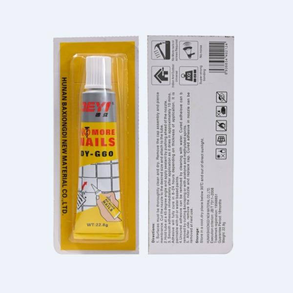 Porcelain White Liquid Nail Adhesive For Weathering Resistance In Construction Bonding
