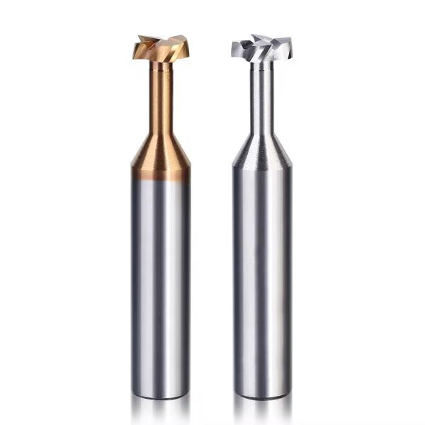 50-150mm Tool Length Straight Shank Solid Carbide End Mill for Cemented Carbide T-Slot Milling Tools
