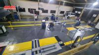 AA4C Equipamento de inspecção do veículo Centro de diagnóstico do veículo Teste de travões de rolos do veículo Linha de ensaio do veículo