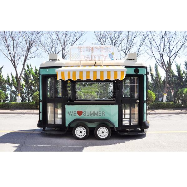 Customized Style Mobile Fast Food Truck with Wheat Raw Material and Hot Coffee