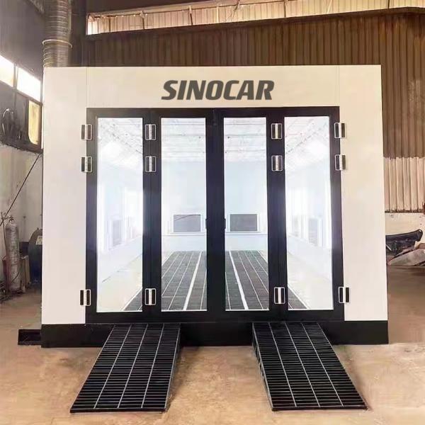 7.9m Car Luxury Vehicle Auto Body Paint Booth With Air Filtration