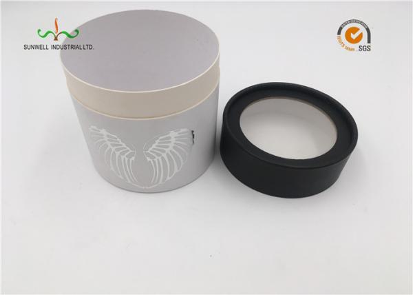 Biodegradable White Cardboard  Round Tubes for Cosmetic Packing