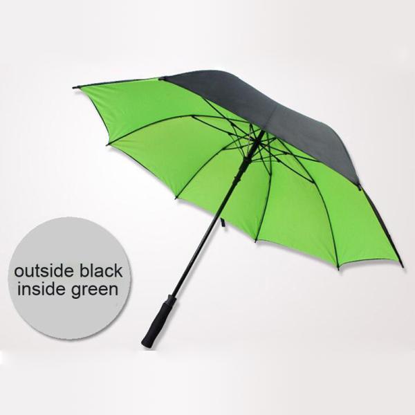 Personalized Customized Golf Umbrella Windproof Auto Open Extra Long Paraguas 190T Ponegee Fabric