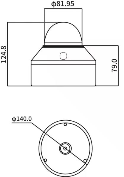 LN-815 4-In-1 / 6-In-1 HD SDI Dome Camera 1440P 1080P 720P 2/4/5MP Dome Camera