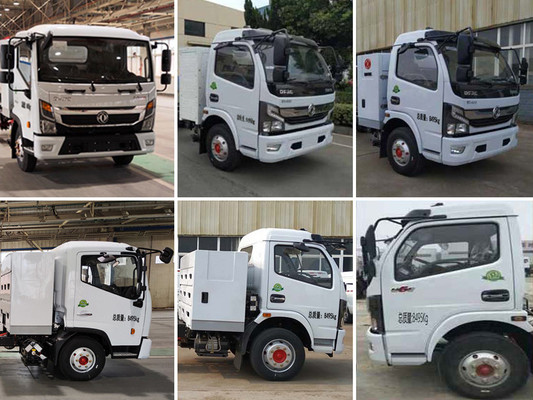 Nuevo camión de limpieza energética con discos de barrido dispuestos simétricamente