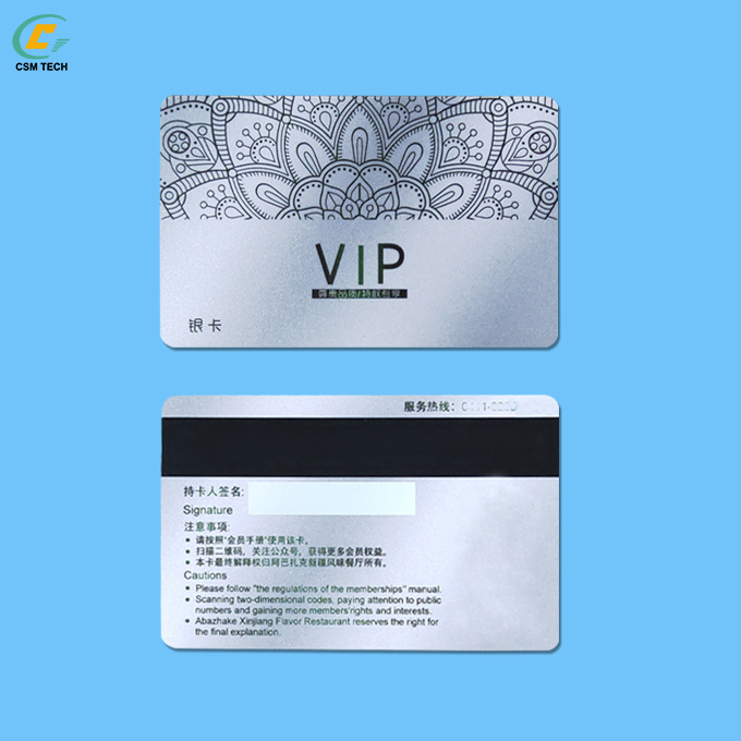 3 Tracks Hico Magnetic Stripe Card with CR80 Dimension for Bank and Credit Cards