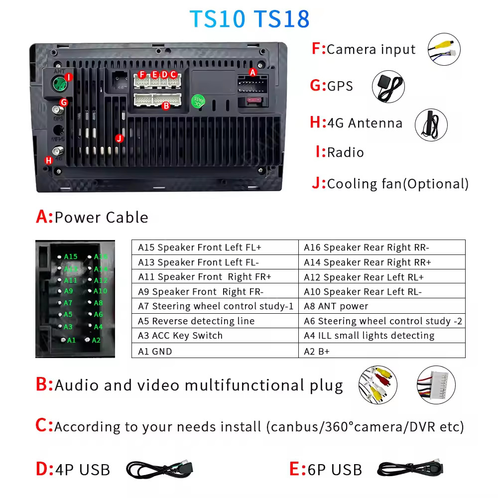 9853 Android 13 GPS навигатор универсальный автомобильный стерео Apple Car Play 9In 10Inch