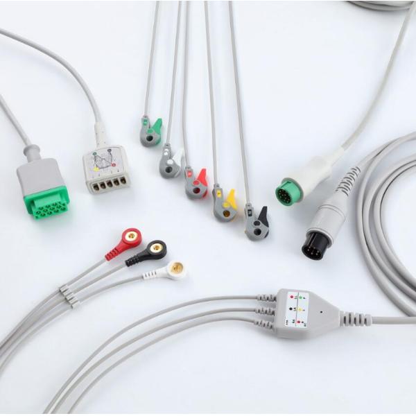 Comen 3 Lead 12 Pin ECG прямой соединительный кабель для STAR8000E STAR8000F STAR8000H