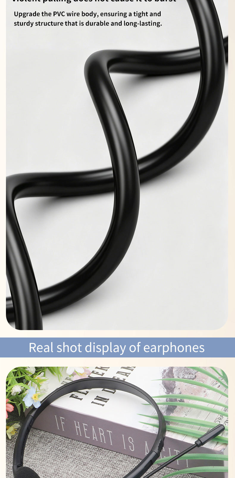 JTY-0123 Colorful Wired Head Mounted Telephone Headphones with Foldable Microphone Lightweight Online Learning Office Headphones Support Logo Color Plug OEM/ODM Private Model Customization
