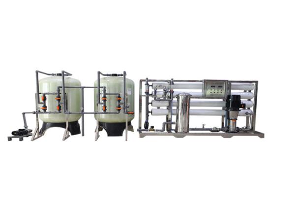 Manual Control RO Water Purifier Machine , Pure Drinking Water Treatment System 8000 LPH