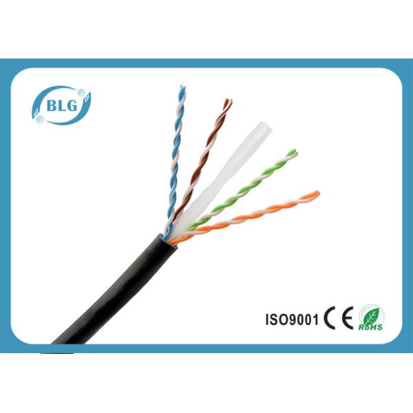 Single PE Cat6 Network Ethernet Cable / 8 Core Copper Cat6 UTP Network Cable