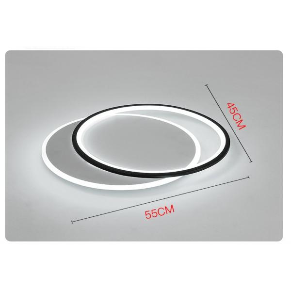 Современный простой циркуляр привел свет живущей комнаты столовой исследования света спальни потолочного освещения светлый