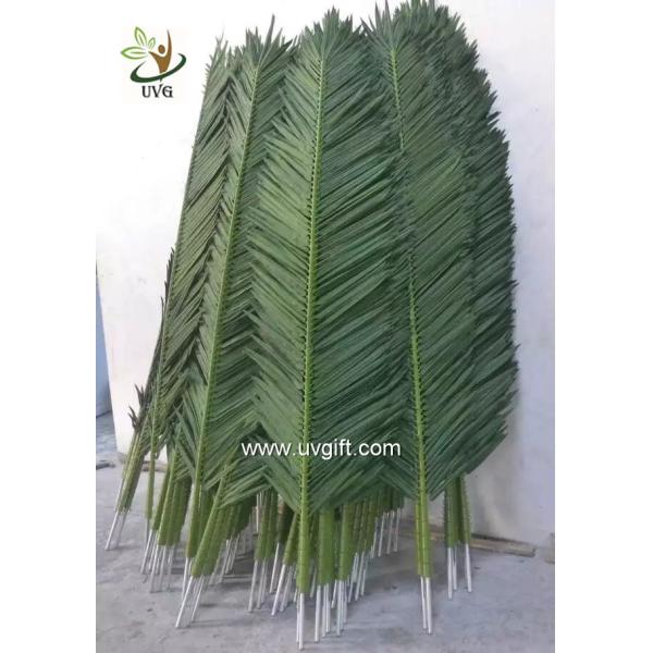 UVG 2 meters wholesale material uv artificial palm leaves for park decoration PTR041