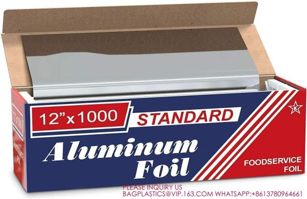 Food Use And Composited Treatment Aluminum Foil Roll Backed Paper Packaging Material