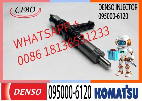 Injetor de combustível 095000-6120 9709500-612 6261-11-3200 6261-11-3100 para escavadeira Koma-tsu