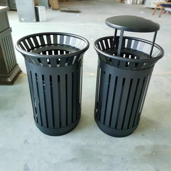 Outdoor	 Recycle Bin Waste Bin Round Stainless Steel Pedal Trash Can