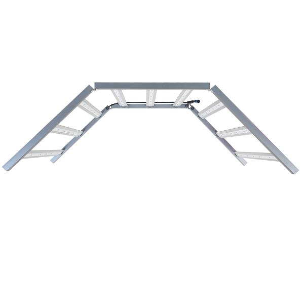 Commercial 9 Bars Dimmable LED Grow Lights Fixtures PPFD 1050W Hydroponics