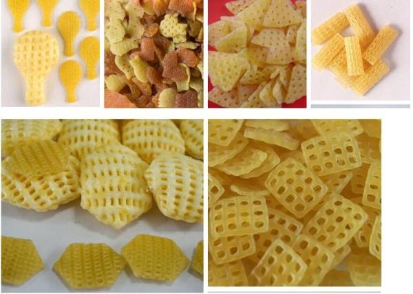 Fried 3D Papad Snack Pellet Production Line / Equipment For Food Industry 