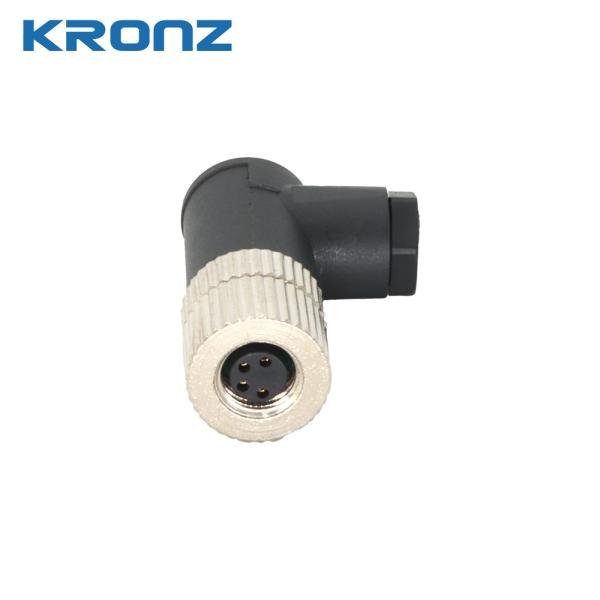 Field Wireable M8 Connectors 3 Pin A Code Waterproof IP67 Industrial Circular Connector