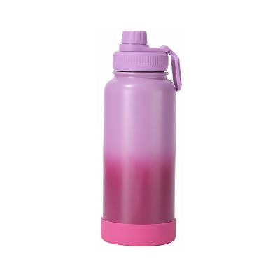32oz Reutilizavel Vacuum Termos Isulado Transferência de Calor Impressão Copo de Água de Aço Inoxidável